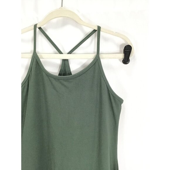 Kyodan one piece bodysuit dress built in shorts & lined bra top small - Picture 2 of 5